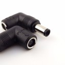 Bøjet adapter DC 7,4 x 5,0 F/M 3
