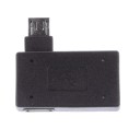 Bøjet USB til Micro USB-adapter 5