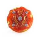 Bojová káča z kovu a plastu pro děti Průměr 5 cm Vrstvená konstrukce a propracované detaily Hračka na souboje doma i na návštěvě 1