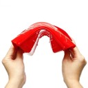 Bol de aburire din silicon 24,5 x 19 x 11 cm Recipient de bucătărie pentru gătit la abur Gătit sănătos în cuptorul cu microunde sau oală Silicon rezistent la căldură 4