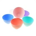 Bol din silicon pentru mască facială 450 ml cu măsură 13 x 8 x 5,5 cm material din silicon pentru amestecarea cosmeticelor și îngrijirea 7