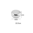 Bol en acier inoxydable avec couvercle de 10,5 cm, bol pratique pour le stockage et le transport des aliments 3