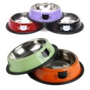 Bol en acier inoxydable pour chats C847 1