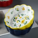 Bol en céramique fleur 5