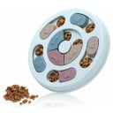 Bol interactif en forme de cercle pour chiens et chats avec 14 ouvertures et 8 pièces coulissantes pour une alimentation lente et un entraînement 1