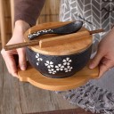 Bol japonais à soupe avec couverts 6