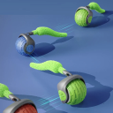 Bola de corrida eléctrica para gatos Brinquedo de caça interativo Velocidade ajustável 12000 rpm Carregamento USB-C Brinquedo para gatos 2