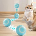 Bola elétrica para gatos Brinquedo interativo de caça Velocidade ajustável Carregamento USB-C Diâmetro 4,3 cm 2