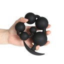 Bolas anais de silicone com gancho na extremidade para fácil manuseio, 6 bolas em tamanho crescente, Embalagem discreta 3