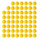 Bolas de espuma amarelas 25 pcs diâmetro aprox. 2,2 cm Munição de substituição para Nerf Rival Balas redondas Munição para armas de espuma 2