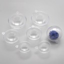 Bolas de Natal transparentes 10 pcs 3