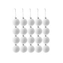 Bolas de Navidad de terciopelo de lujo 20 unidades 6 cm Decoraciones colgantes elegantes para el árbol de Navidad para la decoración festiva 1