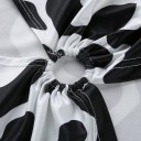 Boléro femme noir et blanc 5