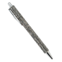 Bolígrafo de 14,4 cm. Bolígrafo de metal dorado rosa con pedrería. Elegante bolígrafo para bodas y regalos. Instrumentos de escritura de lujo para oficina y escuela. 5