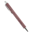 Bolígrafo de 14,4 cm. Bolígrafo de metal dorado rosa con pedrería. Elegante bolígrafo para bodas y regalos. Instrumentos de escritura de lujo para oficina y escuela. 4
