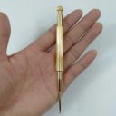 Bolígrafo de cobre para acupresión, 13 cm, herramienta de masaje para puntos de acupuntura, palo de presión para estimulación energética y relajación 2