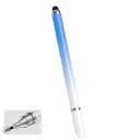 Bolígrafo táctil 2 en 1 para tabletas y teléfonos inteligentes, stylus universal de 15,5 cm, punta de silicona y táctil, compatible con iOS 6