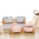 Bols en céramique pour chats avec support 2