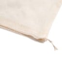 Bolsa de algodón para especias al cocinar sopas y salsas Bolsa de tela delgada con cordón de ajuste Color natural Tamaño 20 x 26 cm 3