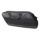 Bolsa de asiento para motocicleta de gran capacidad aproximadamente 51 × 13,7 × 24 × 52,5 cm bolsa de almacenamiento negra para motocicleta 1