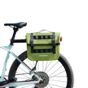 Bolsa de bicicleta multifuncional 33 x 27 x 14 cm 15 l Bolsa de poliéster para bicicleta Organizador trasero de almacenamiento 2