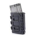 Bolsa de cargador de liberación rápida para AR15 M4 5.56 7.62 9 mm Scorpion Bolsa táctica universal Colores neutros Se fija al chaleco 5
