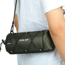 Bolsa de ciclismo impermeable 25×10 cm Bolsa para bicicleta de gran capacidad con elementos reflectantes Práctica bolsa para el cuadro de la bicicleta Espacio de almacenamiento para ciclistas 4