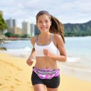 Bolsa de cintura holográfica colorida em pele sintética 24 x 14 x 7 cm Bolsa de ombro brilhante e iridescente Acessório de moda para festas Viagens Uso diário 2