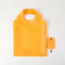 Bolsa de compra plegable 38 x 58 cm Bolsa de poliéster de colores Bolsa reutilizable con mosquetón Bolsa compacta de bolsillo 15