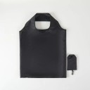 Bolsa de compra plegable 38 x 58 cm Bolsa de poliéster de colores Bolsa reutilizable con mosquetón Bolsa compacta de bolsillo 4