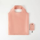 Bolsa de compra plegable 38 x 58 cm Bolsa de poliéster de colores Bolsa reutilizable con mosquetón Bolsa compacta de bolsillo 20
