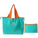 Bolsa de compra plegable de tela oxford impermeable 47 x 35 cm Bolso de hombro colorido con gran capacidad y cierre magnético 4