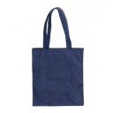 Bolsa de compras feminina de lona e poliéster. Bolsa simples sem estampados com duas alças longas. Dimensões 37 x 34 cm 6