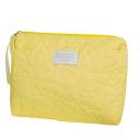 Bolsa de cosméticos de gran capacidad bordada 24 x 18 x 7 cm Estuche de maquillaje de viaje impermeable Bolsa de almacenamiento portátil para mujeres de poliéster con cremallera 4