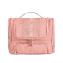 Bolsa de cosméticos de viaje con varios compartimentos y asa Organizador para cosméticos y brochas Material oxford Dimensiones 26 x 22 x 2