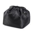 Bolsa de cosméticos feminina com cordão Saco macio em tecido oxford Dimensões 17 x 19 x 19 cm Organizador de cosméticos e pequenos objetos 2