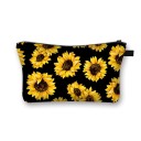 Bolsa de cosméticos feminina girassol 18