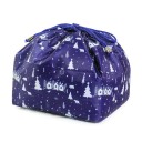 Bolsa de cosméticos para mujeres con cordón Bolsa suave de tela oxford Dimensiones 17 x 19 x 19 cm Organizador de cosméticos y pequeños objetos 3