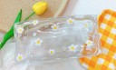 Bolsa de cosméticos transparente para mujer de PVC con estampado de frutas, corazones o flores Cierre de cremallera Dimensiones 10 x 19 x 10 cm 3