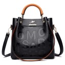 Bolsa de couro feminina M1255 7