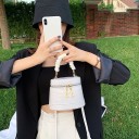 Bolsa de couro para senhora M1673 4