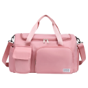 Bolsa de deporte de viaje para mujeres Oxford 47 x 26 x 20 cm Bolsa con correa para el hombro Asas de mano Bolsa práctica para zapatos 7