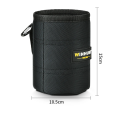 Bolsa de ferramentas resistente para cinto Saco reforçado para parafusos e pregos Organizador multifuncional para reparações domésticas Bolsa de trabalho 3