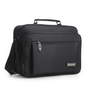 Bolsa de hombro con asa superior y correa ajustable Varios compartimentos con cremallera Compartimentos para bolígrafos Tejido oxford 2