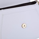 Bolsa de mujer cruzada con orejas de gato y media luna dorada Cadena y correa ajustable Cierre magnético de cuero PU 24,7 x 9 x 19 cm 12