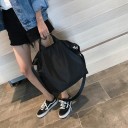 Bolsa de nylon para senhora, de mão e ao ombro 36 x 36 x 17 cm Duas alças curtas e uma alça longa Bolsa exterior com fecho Bolsa leve 3