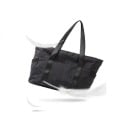 Bolsa de ombro feminina de grande capacidade com bolso para portátil e alça para tapete de yoga 39 x 15,5 x 31 cm bolsa de nylon para escola e trabalho 17