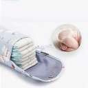 Bolsa de pañales térmica 11 x 7,5 x 21,5 cm Bolsa impermeable con asa para mamás Bolsa de viaje con motivo indio 4