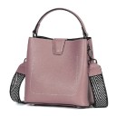 Bolsa de senhora para levar à mão com alça superior e alça larga estampada para o ombro Pés metálicos Costura decorativa 20 x 20,5 x 12 6
