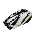 Bolsa de tenis para hasta 6 raquetas con compartimento separado para calzado. Bolsa deportiva 73 x 30 x 23 cm. Nylon, poliéster, dacrón 2